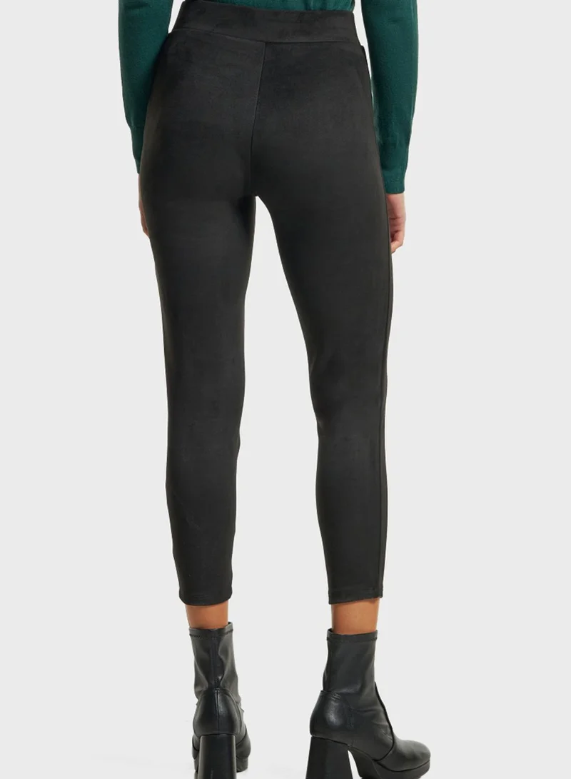 2Xtremz High Waist Ribbed Leggings