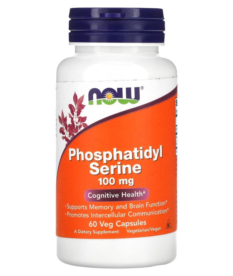 now Phosphatidyl Serine 100 mg 60 Veg Capsules