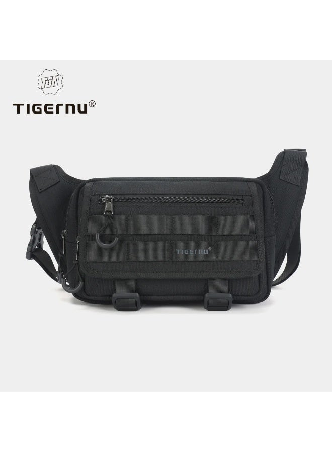 تايجرنو Tigernu Waterproof Waist Crossbody Sling Bag Model T-S8906 Black - Image 1