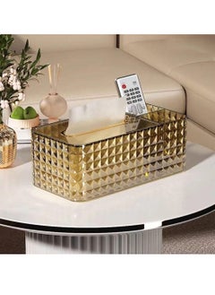 Crystal Tissue Box with Artificial Paper Holder for Home Decor