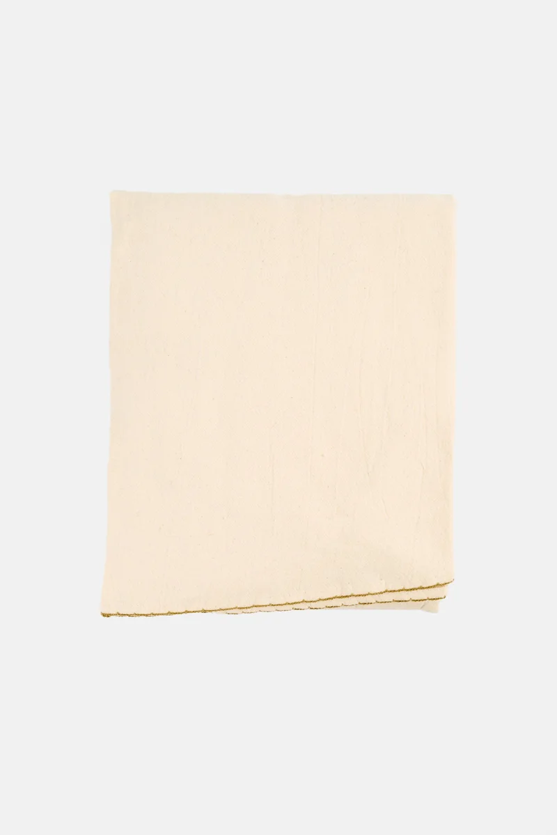 Muy Mucho Live Tablecloth Stitch 180 D cm, Beige