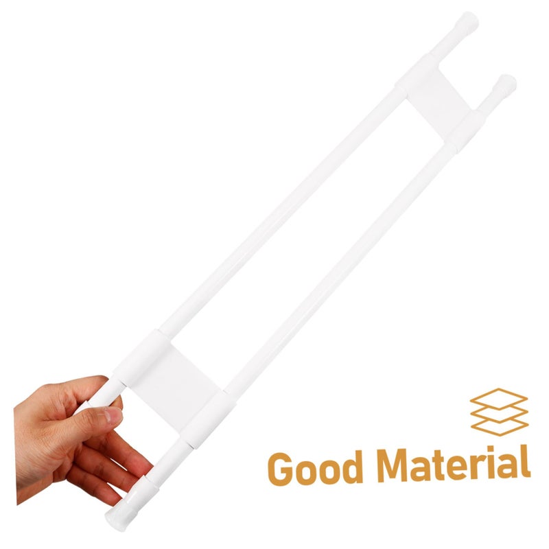 Adjustable RV Refrigerator Tension Rods Metal Fridge Bars Easy DIY Installation - Image 5