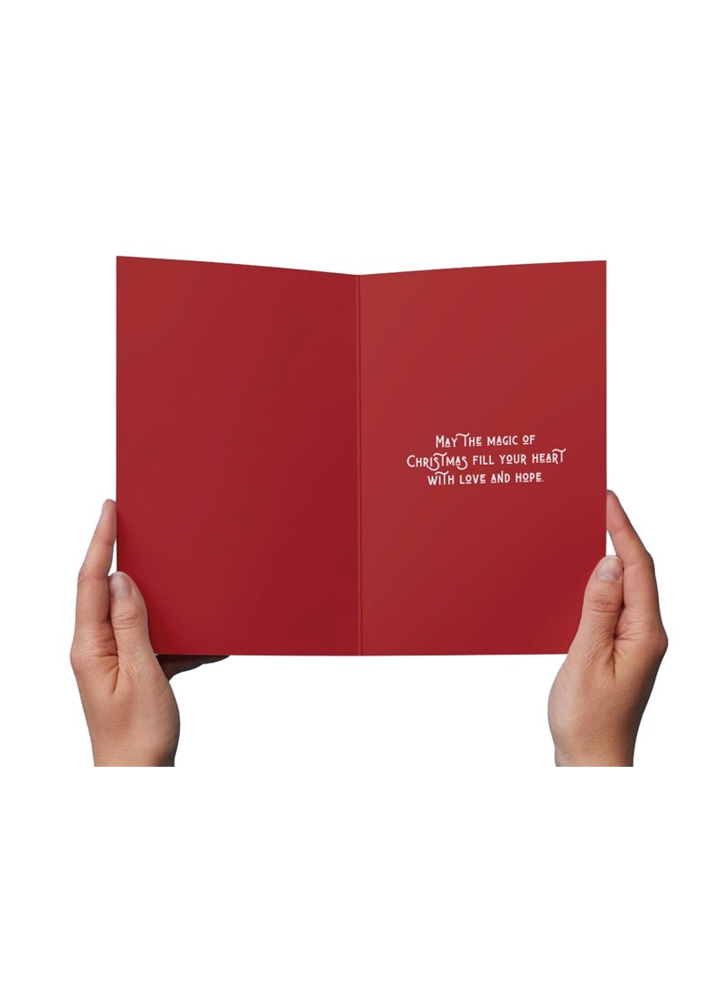 NorthLand Northland Merry Christmas Greeting Card for Friends, Family, and Relatives, Parents, Mother, Father, Brother, Sister, Friends, Boyfriend, Girlfriend, Co-workers, Christmas Greeting Card for Send Christmas Wishes  - Image 2