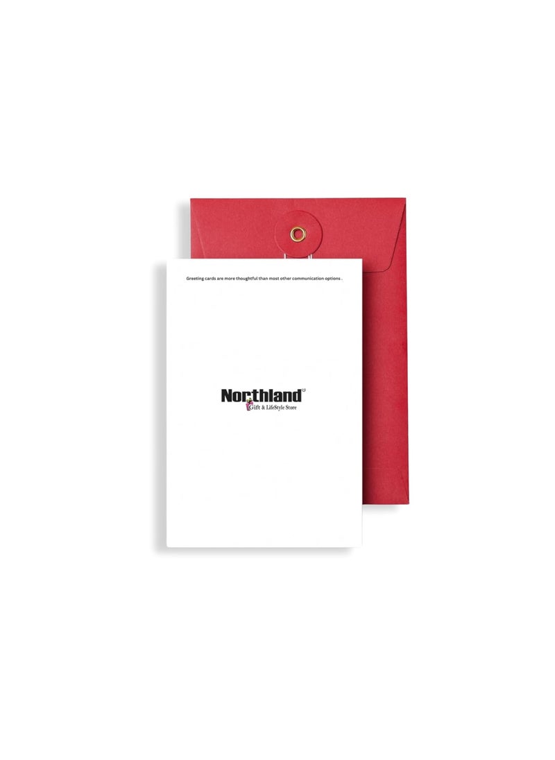 NorthLand Northland Merry Christmas Greeting Card for Friends, Family, and Relatives, Parents, Mother, Father, Brother, Sister, Friends, Boyfriend, Girlfriend, Co-workers, Christmas Greeting Card for Send Christmas Wishes  - Image 3