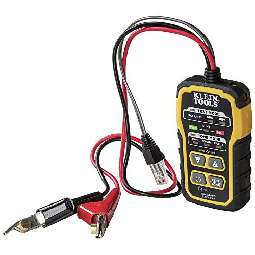 Klein Tools مولد نغمة كلاين تولز VDV500-063 لاختبار استمرارية الأسلاك للإنترنت، الهاتف، السماعات، الكوكس، الفيديو، وبيانات الكابلات RJ45، RJ11، RJ12 - Image 1