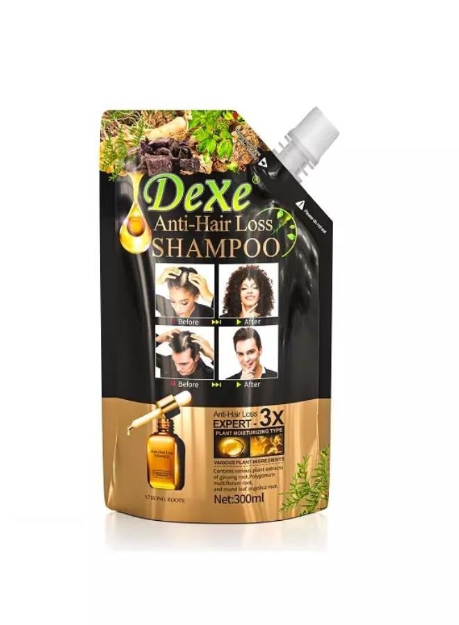 Dexe Anti-hair Loss Shampoo spray nozzle 300ml 