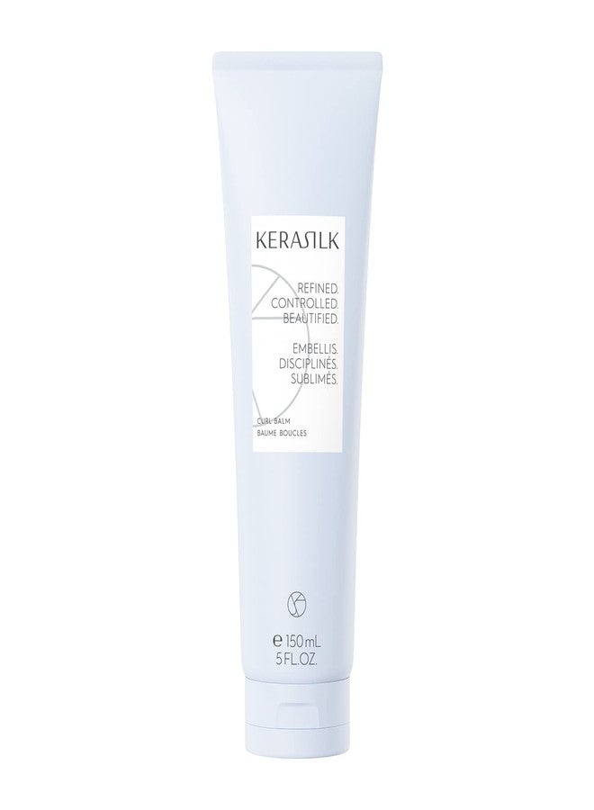 KERASILK Curl Balm | Creates Defined & Bouncy Curls | Enhances Curly Hair's Natural Texture | Frizz-Protection & Anti Humidity Effect | For All Curly Hair Types | 150ml - Image 1