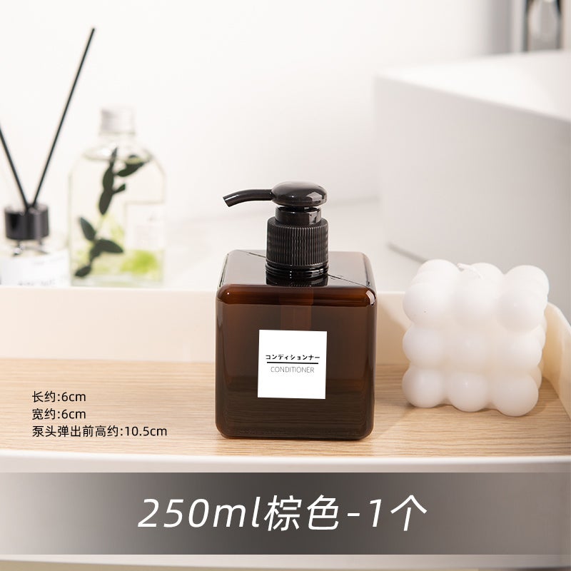 Factory Press Bottle Empty Bottle Shampoo Hand Sanitizer Shower Gel Laundry Detergent Bottle Sub-Bottle Travel Suit - Image 1