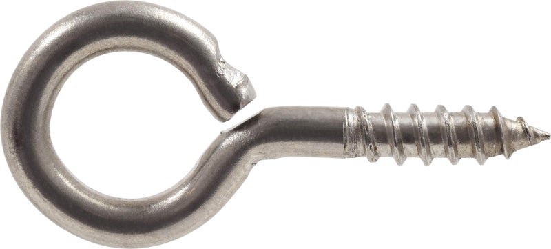 Hillman 4277 Stainless Steel Screw Eyes (#8 x 1-5/8") - 10 pieces - Image 2