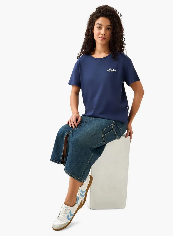لي كوبر Lee Cooper Cotton T-shirt with Print