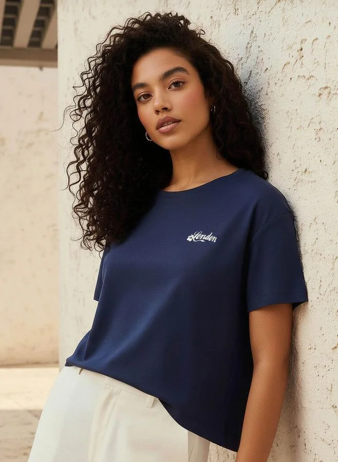 لي كوبر Lee Cooper Cotton T shirt with Print