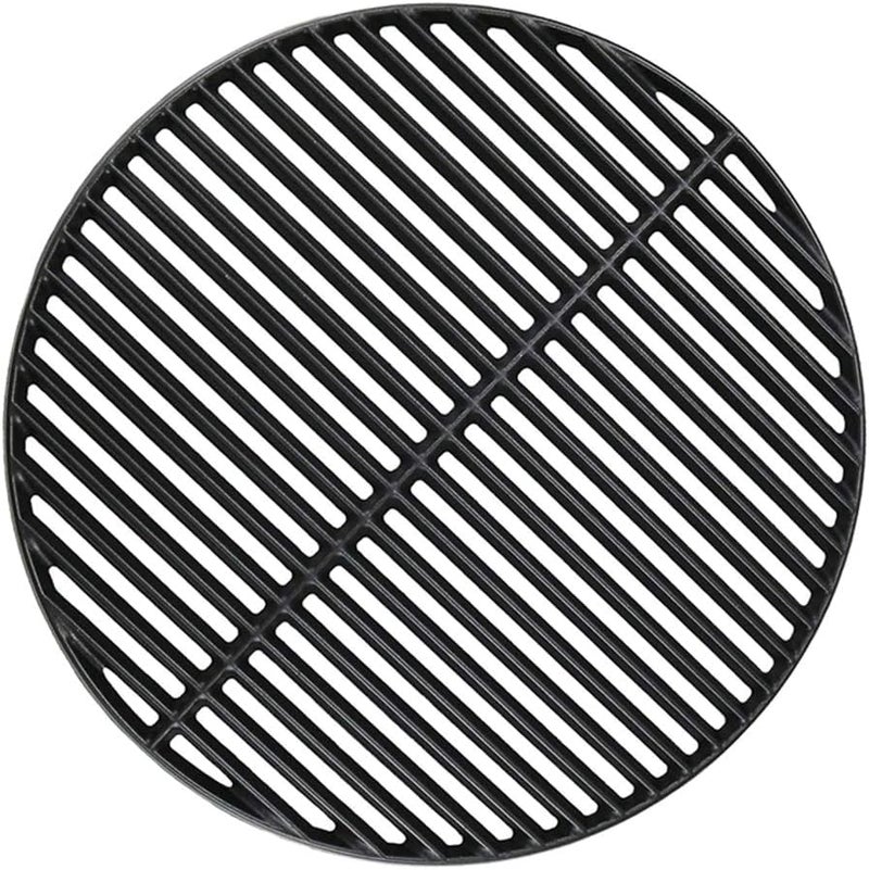 18 316 Cooking Grate for Big Green Egg Large CIF999A Matte Cast Iron Grid Grates Replacement Parts for Big Green Egg grate Kamado Joe Classic Vision Grill VGKSSCC2 B11N1A1Y2A