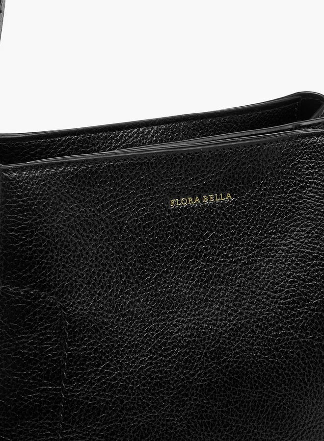 Flora Bella By Shoexpress Solid Shoulder Bag with Adjustable Strap