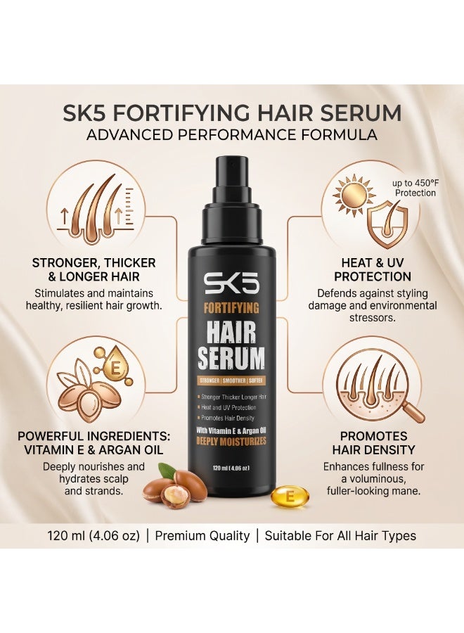 SK5 Fortifying Hair Serum 120ml – Stronger, Thicker, and Smoother Hair - Image 3
