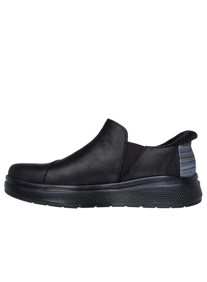SKECHERS أحذية نسائية بدون استخدام اليدين - موجة لطيفة - مريحة، أسود/أسود، 40 EU - Image 2