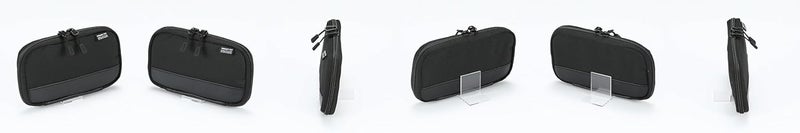 Droposale حافظة أقلام مدمجة مقاومة للماء والبقع - حقيبة للاستخدام اليومي - عبوة من 1 (أسود) - Image 5