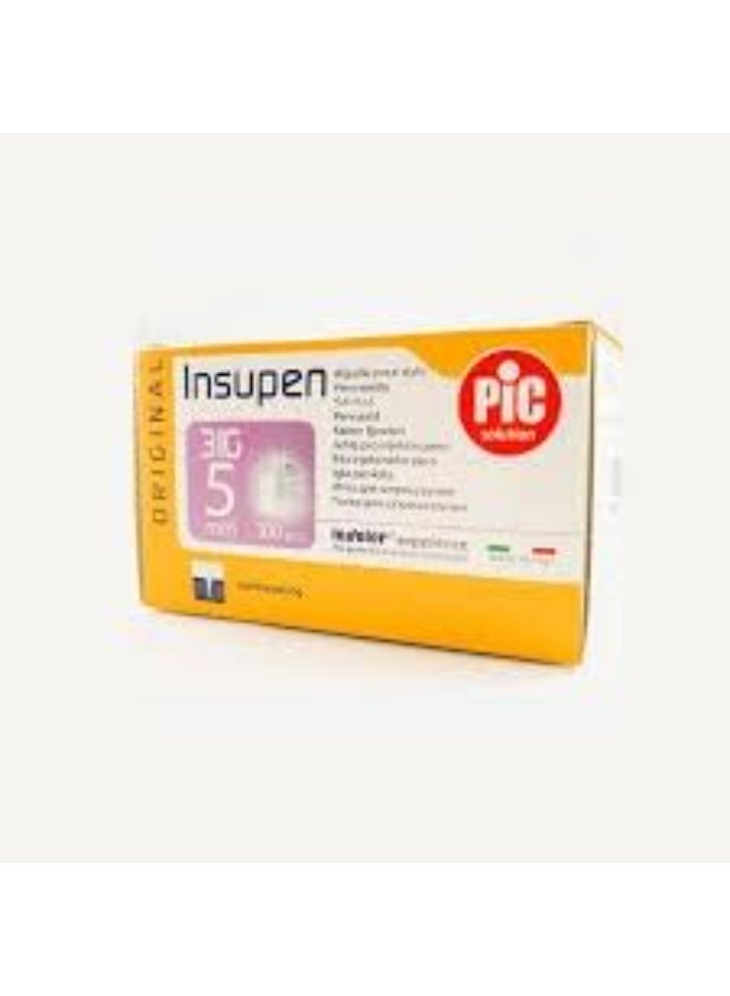 بيك سولوشن إبر قلم بيك إنسوبين ٥ مم، ١٠٠ قطعة - Image 1