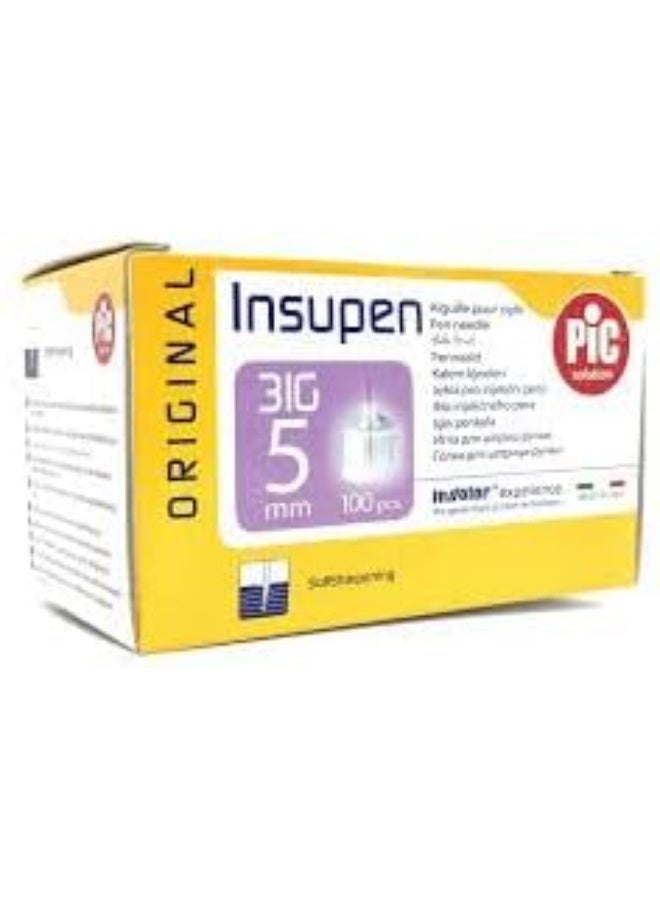 بيك سولوشن إبر قلم بيك إنسوبين ٥ مم، ١٠٠ قطعة - Image 2