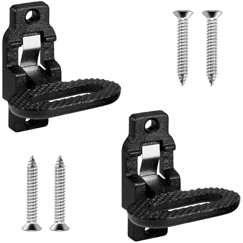 Gedlex 2 Pack Folding Safety Step,Black, E-Coat Steel Heavy-Duty Fold Down Utility Body Step Grab flip-up Handle Step for Truck,Trailers, Busses, Boat, RV, Camper, and Other Vehicles - Image 1