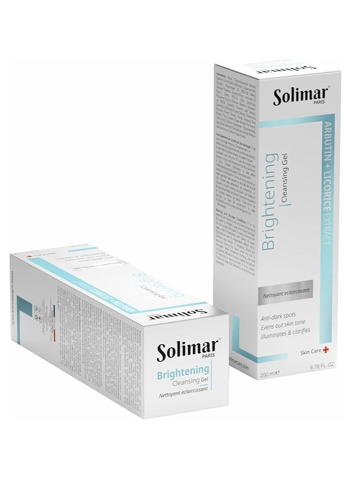 Solimar Paris Brightening Cleansing Gel – Radiance Boosting Face Wash, 200ml - Image 1