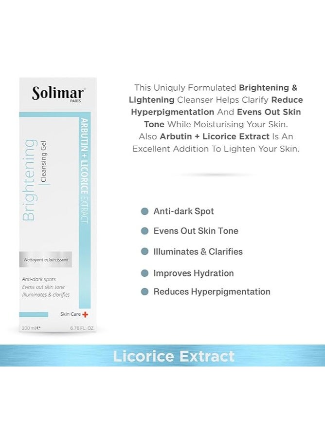 Solimar Paris Brightening Cleansing Gel – Radiance Boosting Face Wash, 200ml - Image 3