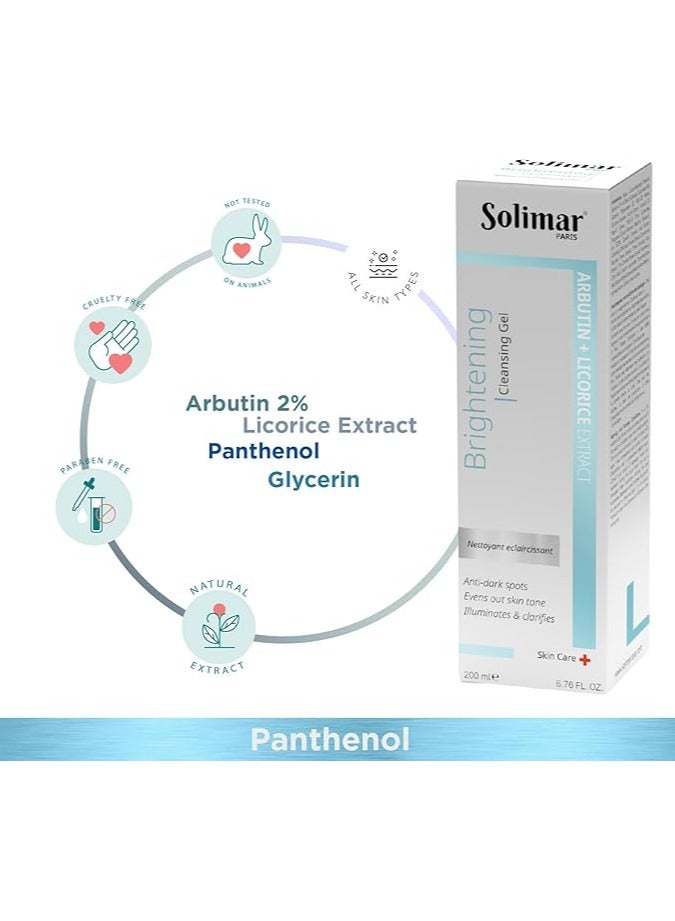 Solimar Paris Brightening Cleansing Gel – Radiance Boosting Face Wash, 200ml - Image 4