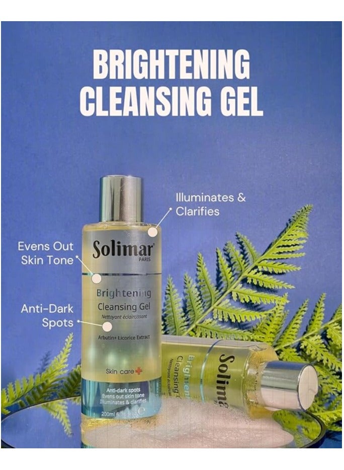Solimar Paris Brightening Cleansing Gel – Radiance Boosting Face Wash, 200ml - Image 5