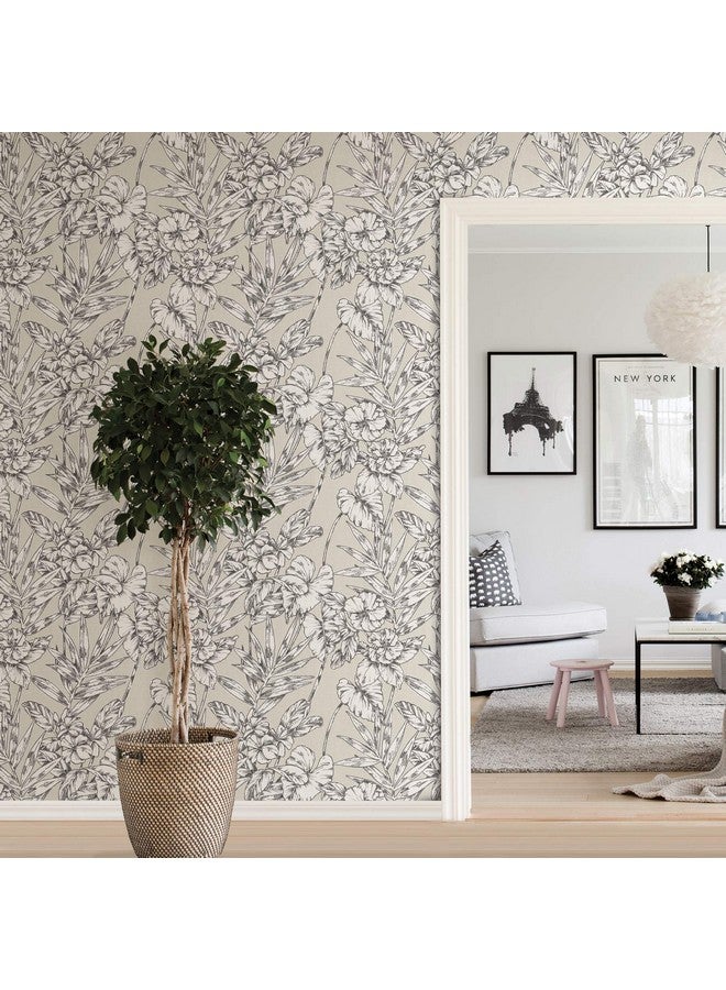 نو وولبيبر ورق جدران Nus3145 رمادي كايمان قابل للتقشير واللصق، محايد - Image 2