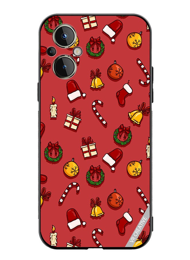 VR CREATIVE Protective Case Cover For OnePlus Nord N20 5G Christmas Symbols Design Multicolour - Image 1