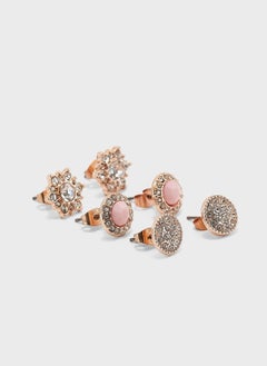 Claires Kids 6 Pack Gold Studs Earring  - Image 2