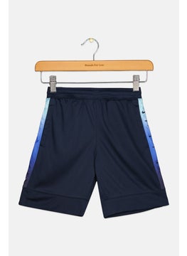 Toddlers Boy Sportswear Fit Brand Logo Training Shorts, Navy