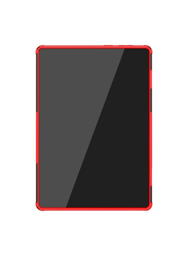 S-TOP Case For Lenovo Tab M10 X605 / X505 Tire Texture Shockproof TPU+PC Protective Tablet Case with Holder - Image 3