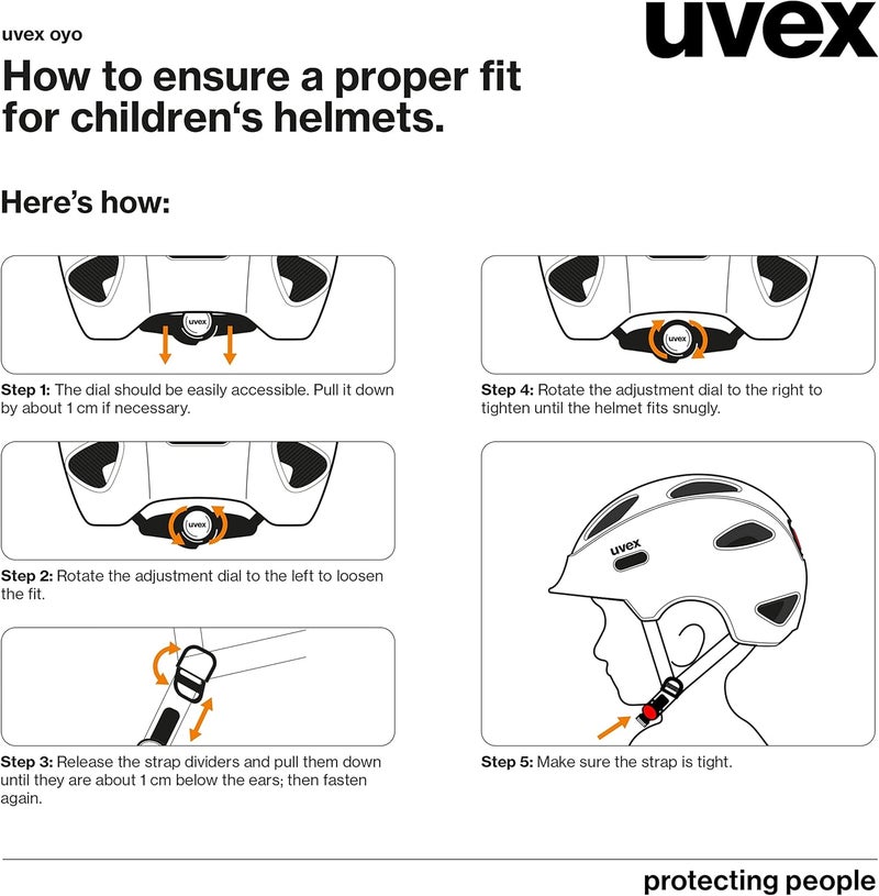 UVEX HELMET KIDS OYO - BLUE GREY, 45-50CM S/M - Image 3