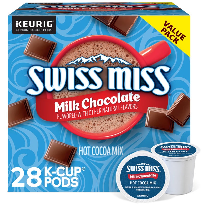 Swiss Miss Milk Chocolate Hot Cocoa Keurig SingleServe K Cup Pods 28 Count - Image 3