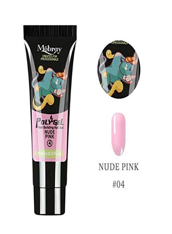 موباري مجموعة موبراي بولي نيل جل مانيكير، مجموعة جل بناء الأظافر، مجموعة تمديد أظافر الأصابع، جل بناء أظافر أكريليك بالأشعة فوق البنفسجية LED (PG-04) - Image 3