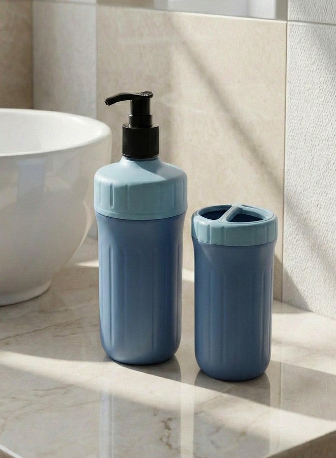 SUPERMOM Soap Dispenser for Wash Basin 1 Pc – Multipurpose Hand Pump Liquid Soap Dispenser with Utility Holder & Sponge Storage Organiser for Bathroom, Kitchen Sink, Dishwash Liquid & Handwash Use - Image 5