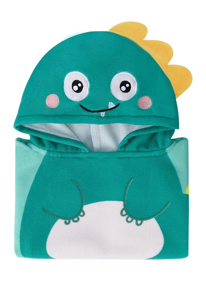 Y&D Baby Hooded Towels 100% Organic Wearable Towel for Boys Girls Absorbent Toddlers, 25"x 23", 0-6 Years - Image 4