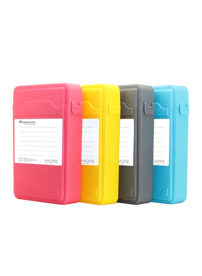 Generic Seatay Shuolitai HD302 Mobile Hard Disk Box/protective Box/pp Box Hard Disk Holder/hard Disk Box Storage Bag-Color:White Translucent  - Image 3