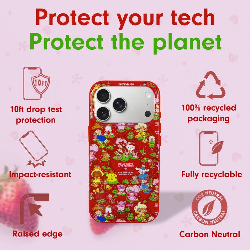 Sonix x Sanrio Case for iPhone 17 Pro | Compatible with MagSafe | 10ft Drop Tested | Hello Kitty x Strawberry Shortcake - Image 4