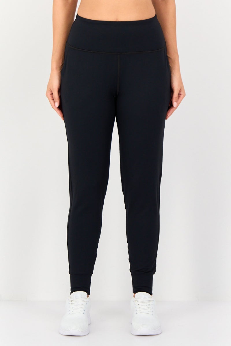 UNDER ARMOUR ليغينغز تدريب رياضية للنساء، سوداء - Image 1