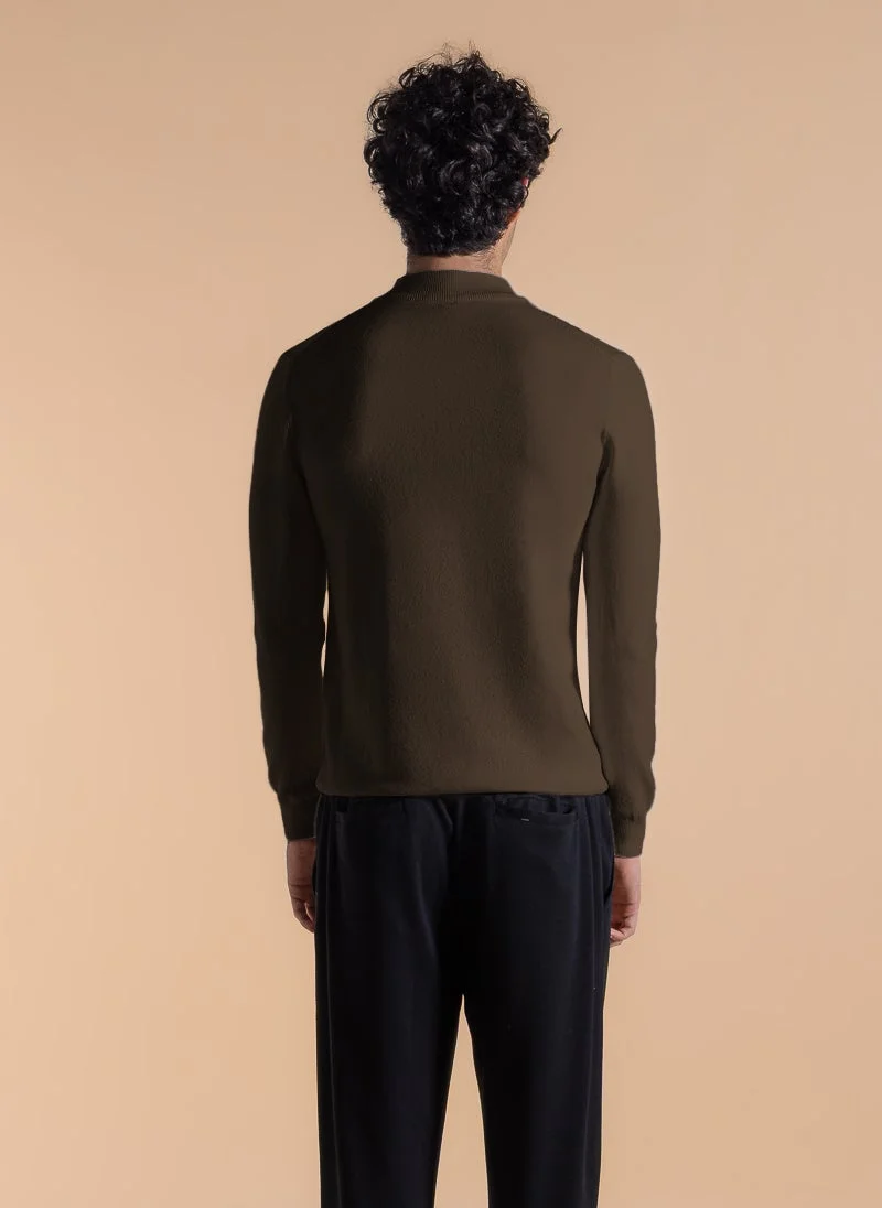 SHAPES FINE KNIT MOCK NECK SWEATER