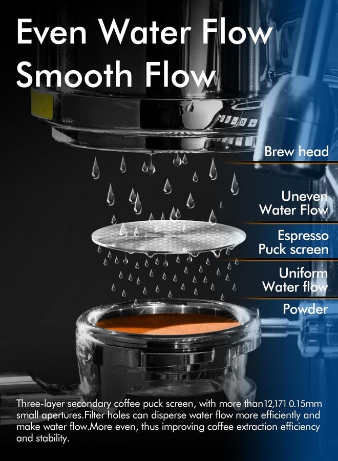 Dioomod Espresso Puck Screen 58.35 mm, Metal Coffee Filter Reusable Espresso Filters for 53mm Portafilter Basket Thickness - Image 3