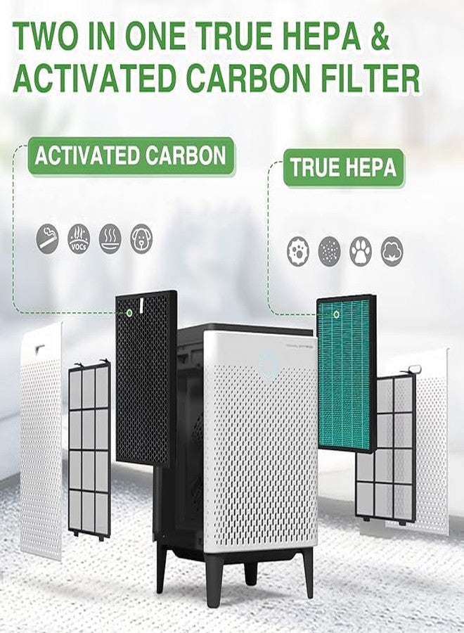 Trendiees Filter Replacement Compatible with Coway Airmega 400, Air Purifier 400S 400(G) 400S(G) Max2, True Green HEPA and Active Carbon Filter Set Smart Purifiers, AP-2015-FP - Image 4