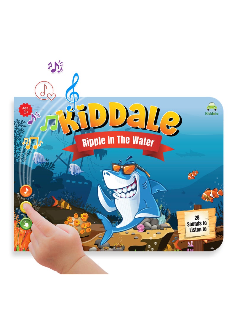 Kiddale Aquatic Animal Rhymes Musical Sound Book for 1+ Year Olds  - Image 1