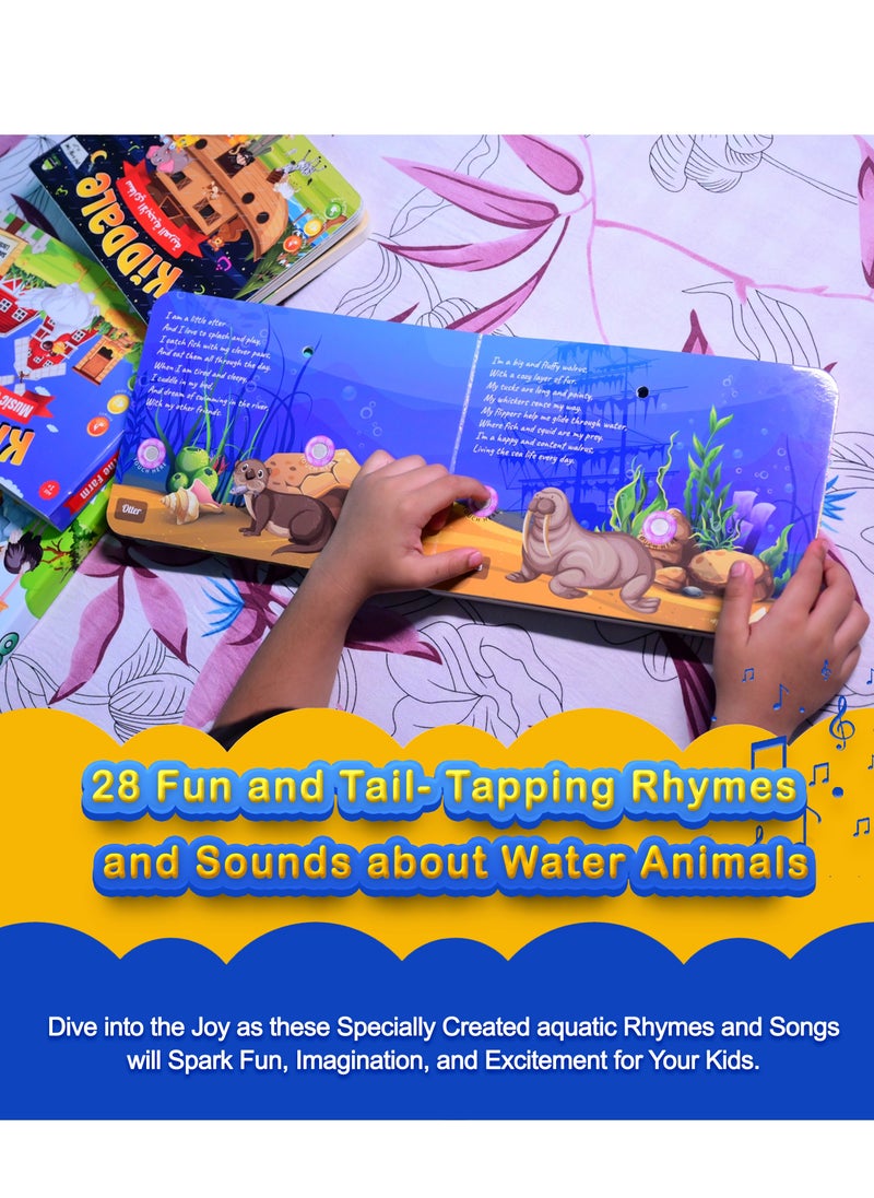 Kiddale Aquatic Animal Rhymes Musical Sound Book for 1+ Year Olds  - Image 4