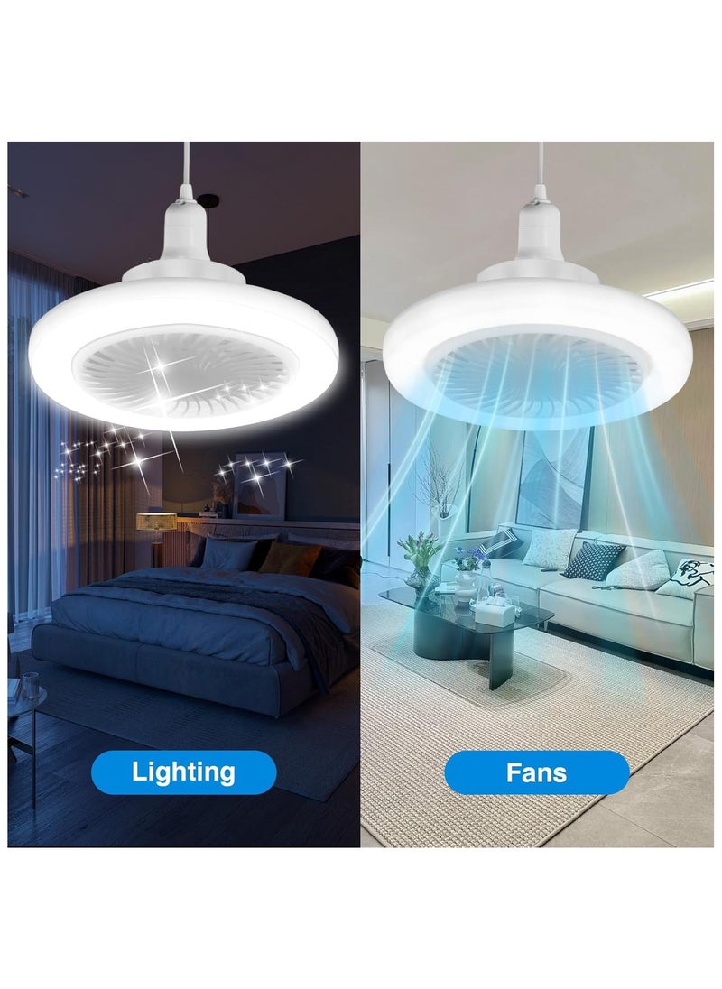 ماركة غير محددة - مروحة سقف مع ضوء وجهاز تحكم عن بعد LED، 3 ألوان قابلة للتعتيم ومؤقت 30 واط مروحة سقف مع مصباح 3 سرعات لغرفة المعيشة وغرفة النوم (جهاز تحكم عن بعد، 3 ألوان). - Image 1
