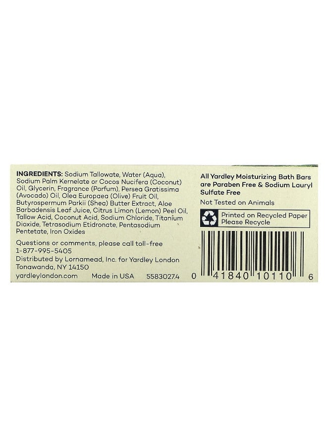 Yardley of London Yardley London, Moisturizing Bath Bar, Aloe & Avocado, 4 oz (113 g)  - Image 2