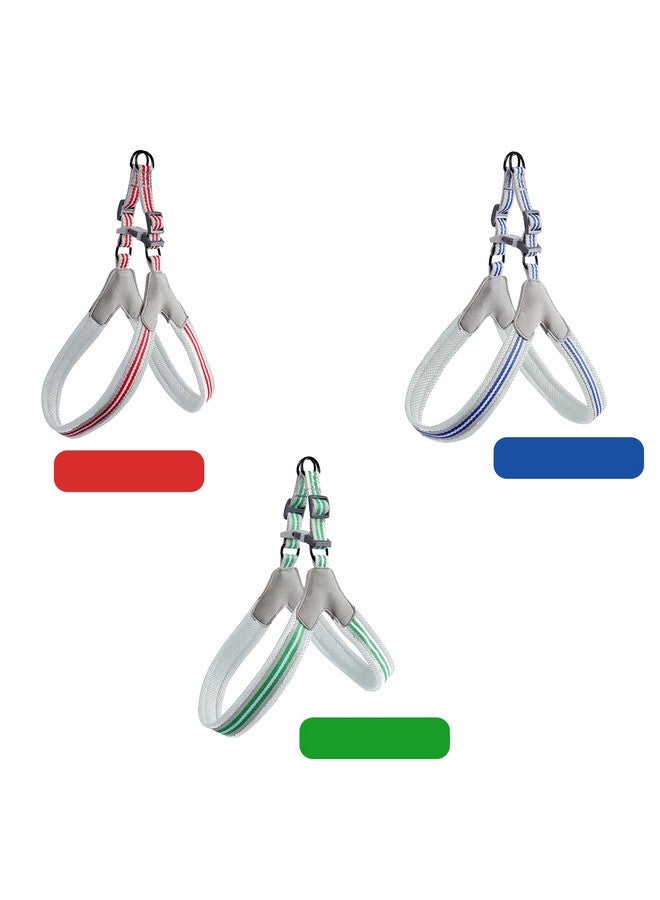 إيميلي بيتس حزام للكلاب لا يسحب، لا يخنق ولا يتدخل، أحزمة قابلة للتعديل من شبكة ناعمة قابلة للتنفس، مقاوم للهروب ولا يحتك بالكلاب الصغيرة والمتوسطة والكبيرة (أخضر، كبير) - Image 5