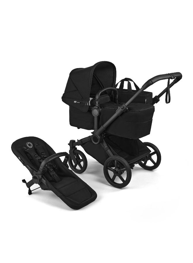 Bugaboo Donkey 6 Convertible Single-to-Double Stroller, Heritage Black - Image 1