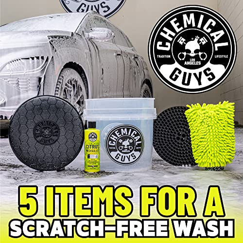 Chemical Guys HOL133 Ultimate Scratch-Free Detailing Bucket And Accessories Car Wash Kit 16 fl. oz - Image 2